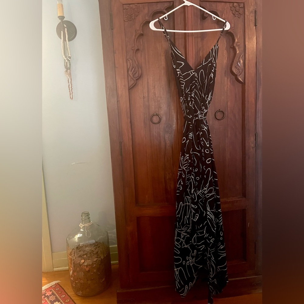 Cost Plus Word Market Rayon Jumsuit. OS